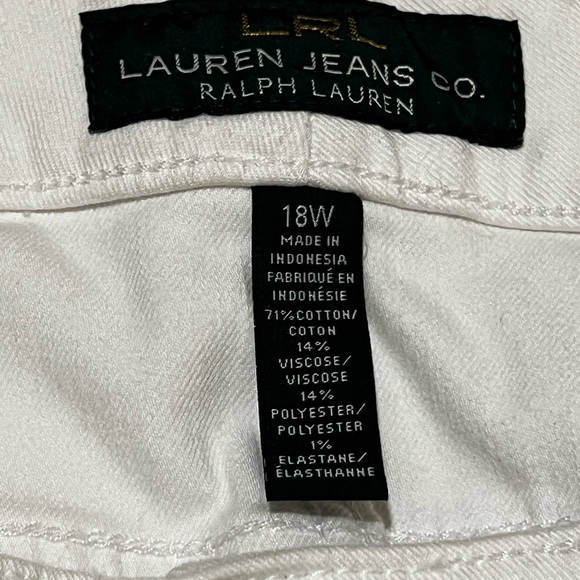 Ralph Lauren white jean pants - Picture 2 of 5